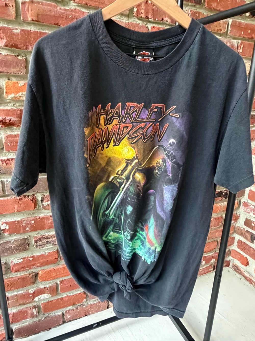 Harley-Davidson Y2K Psycho Clown Duluth Minnesota Sport Center T-Shirt Size L